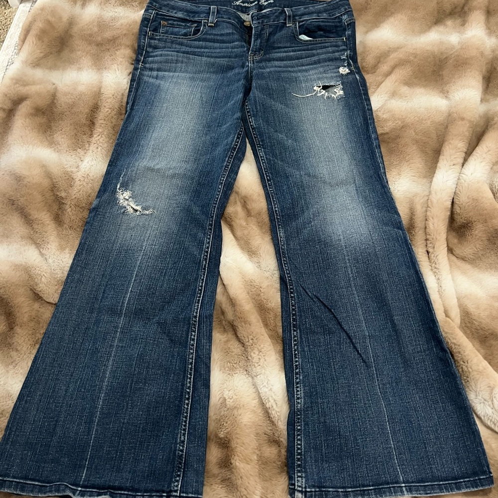 AE Hipster Flare Jeans